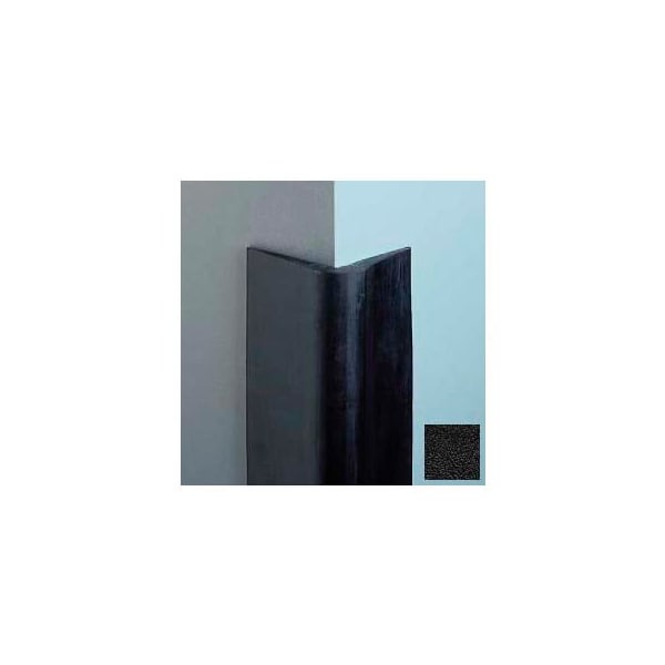 Pawling Black Sbr Rubber Corner Guard, 4" Wings, 8'H, Black, Sbr Rubber CG-2-8-1 - main